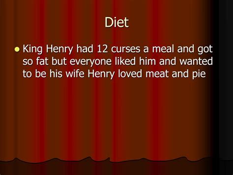 henry viii diet